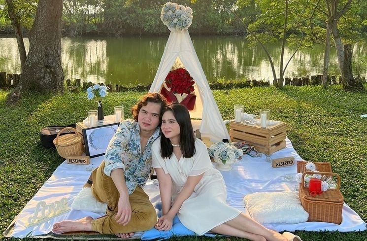 Anniversary Pacaran Dul Jaelani dan Tissa Biani (Instagram/@tissabiani)