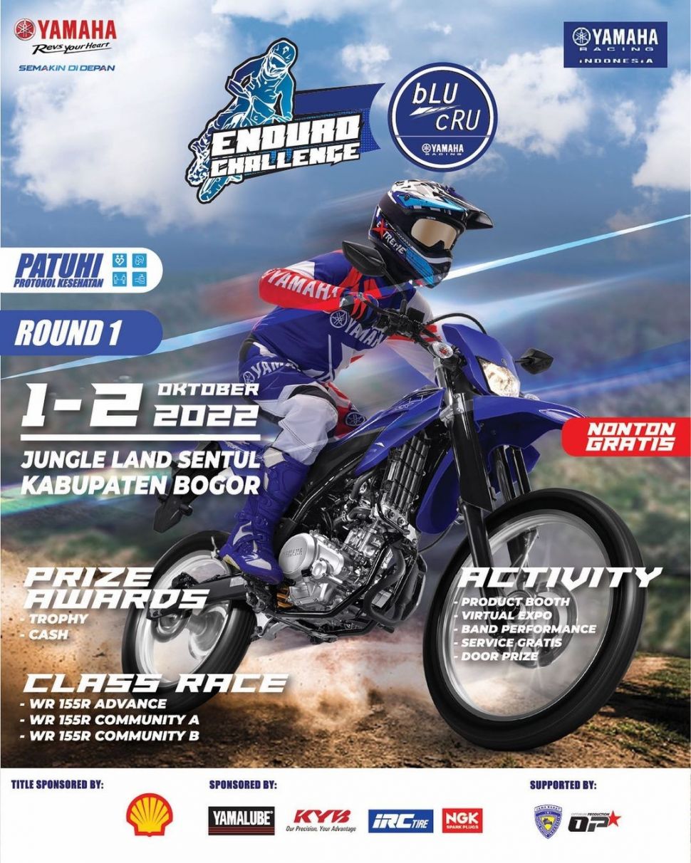 Ikuti secara gratis, nonton Shell bLU cRU Yamaha Enduro Challenge [PT YIMM].