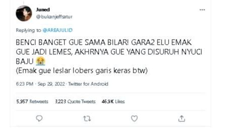 Emak-emak emosi pada Rizky Billar [Twiiter]