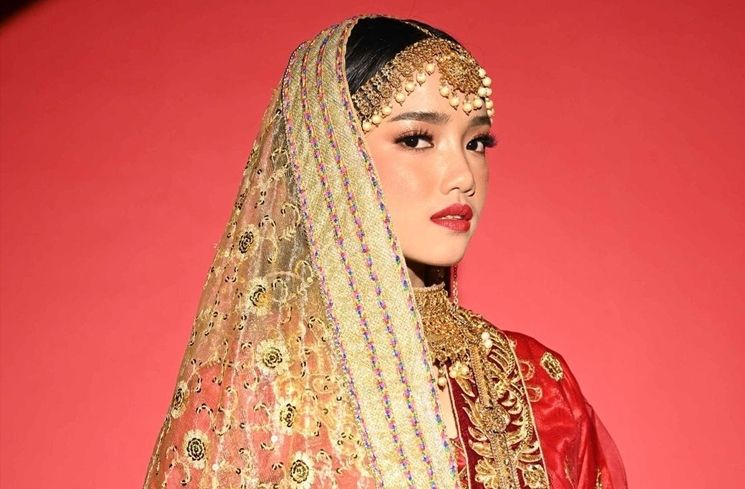 Potret Fuji jadi gadis India (Instagram/@fuji_an)