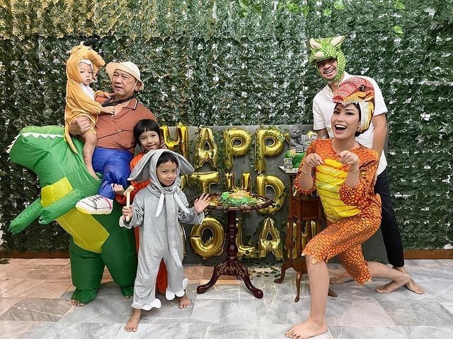 Momen Kebersamaan Ayu Dewi dan Regi Datau di Ultah Anak (Instagram/@mrsayudewi)