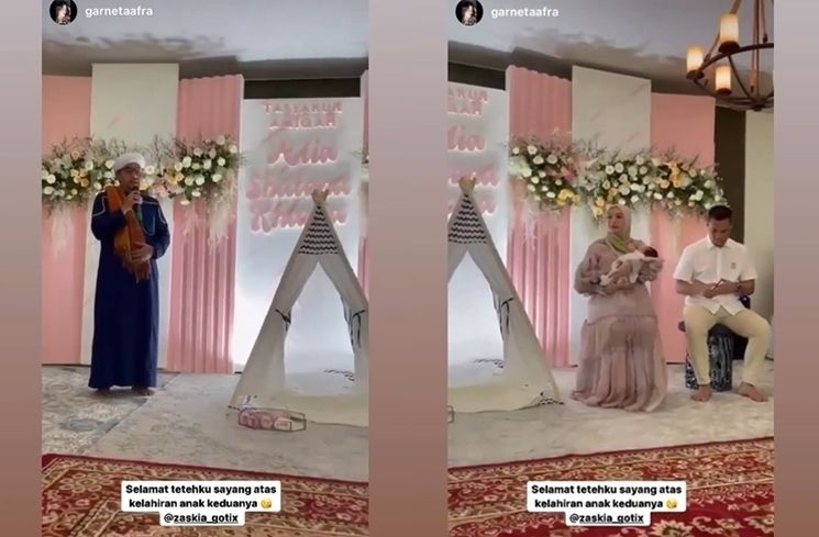 Potret Akikah Baby Alia Anak Zaskia Gotik (Instagram/@zaskia_gotix)