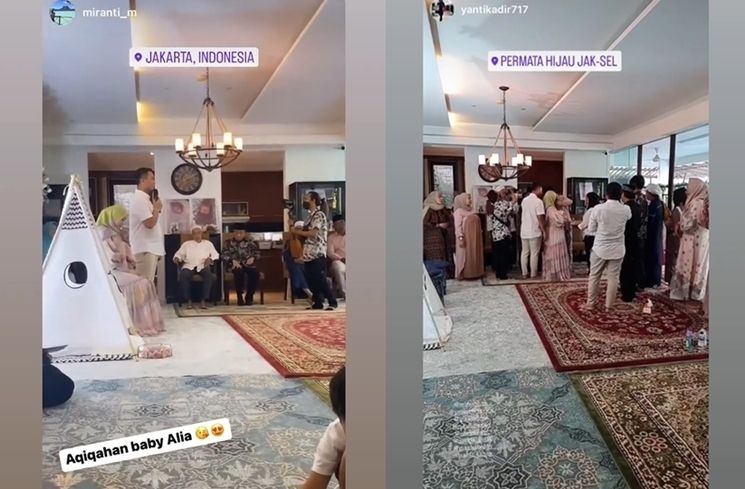 Potret Akikah Baby Alia Anak Zaskia Gotik (Instagram/@zaskia_gotix)