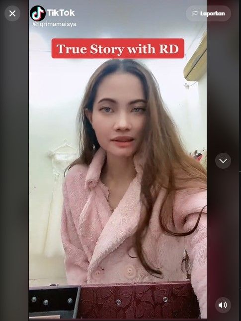 Princess Iqrima Maisya mengklaim pernah dilirik oleh RD (TikTok)