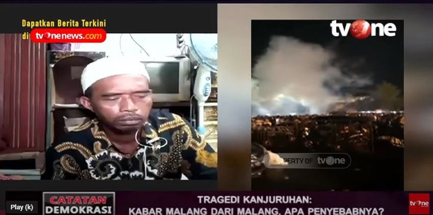 Ayah korban Tragedi Kanjuruhan (YouTube)