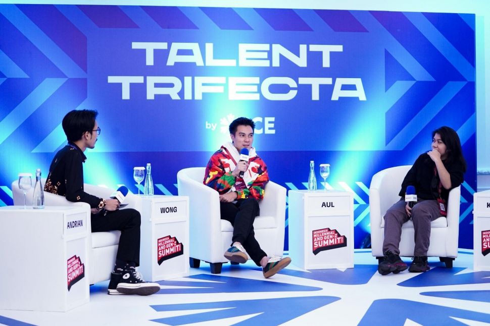 Sesi diskusi di Indonesia Millennial and Gen-Z Summit 2022 yang mengangkat topik Be Authentic: Staying On Top Of Trends. (Dok: IDN Media)