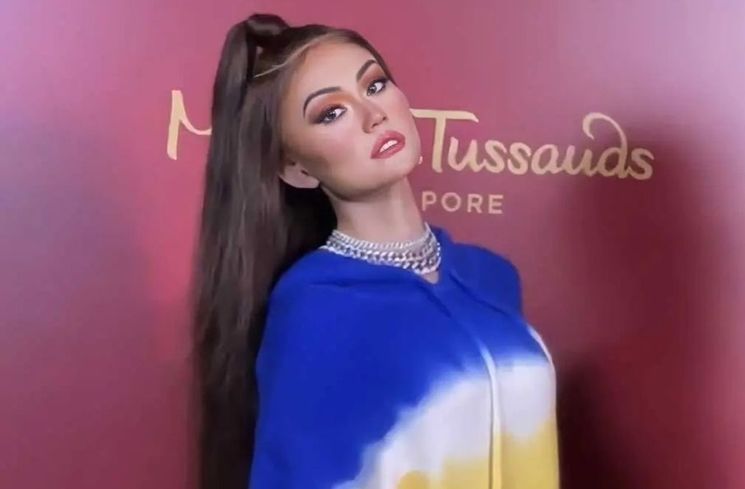 Momen Agnez Mo Jumpa 'Kembaran' di Madame Tussauds (Instagram/@creativedisc)