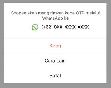 Metode Aktivasi. (Dok: Shopee)