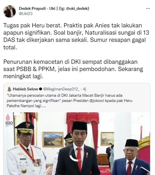 Cuitan Dedek Prayudi (twitter.com/Uki23)