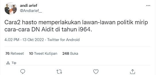 Cuitan Andi Arief (twitter.com/Andiarief__)