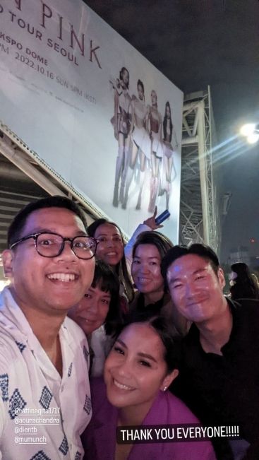 Momen Nagita Slavina Nonton Konser Blackpink. (Instagram/imausman)