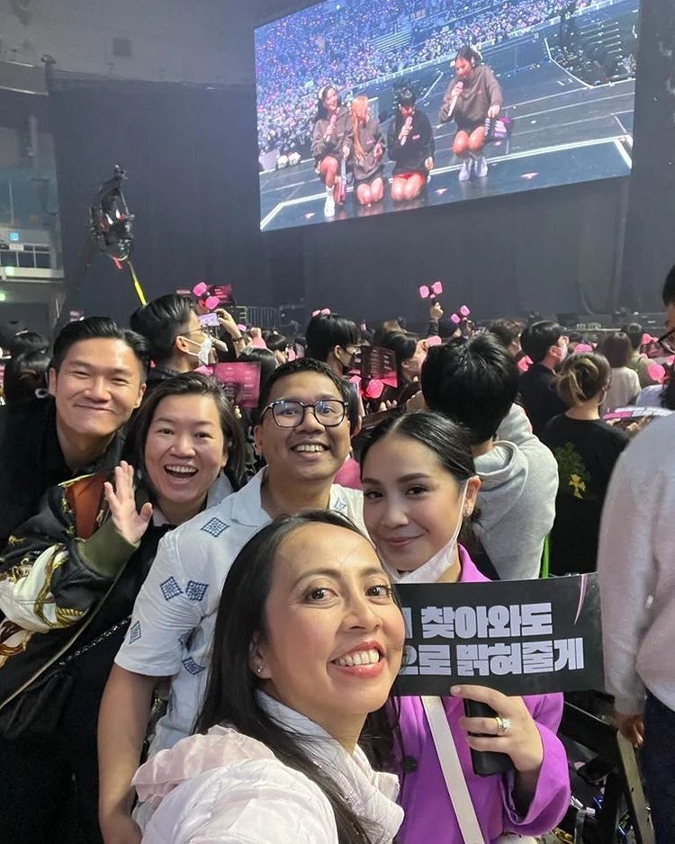 Momen Nagita Slavina Nonton Konser Blackpink. (Instagram/imausman)