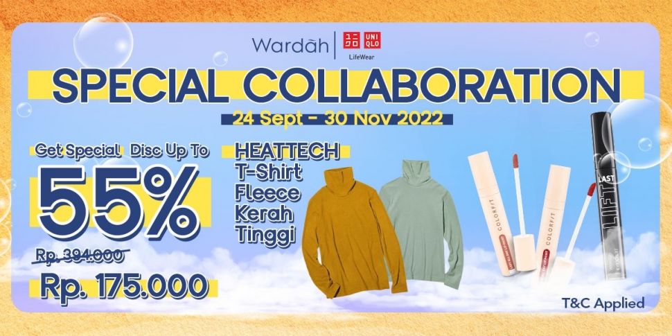 Kolaborasi spesial Wardah X UNIQLO (Istimewa)