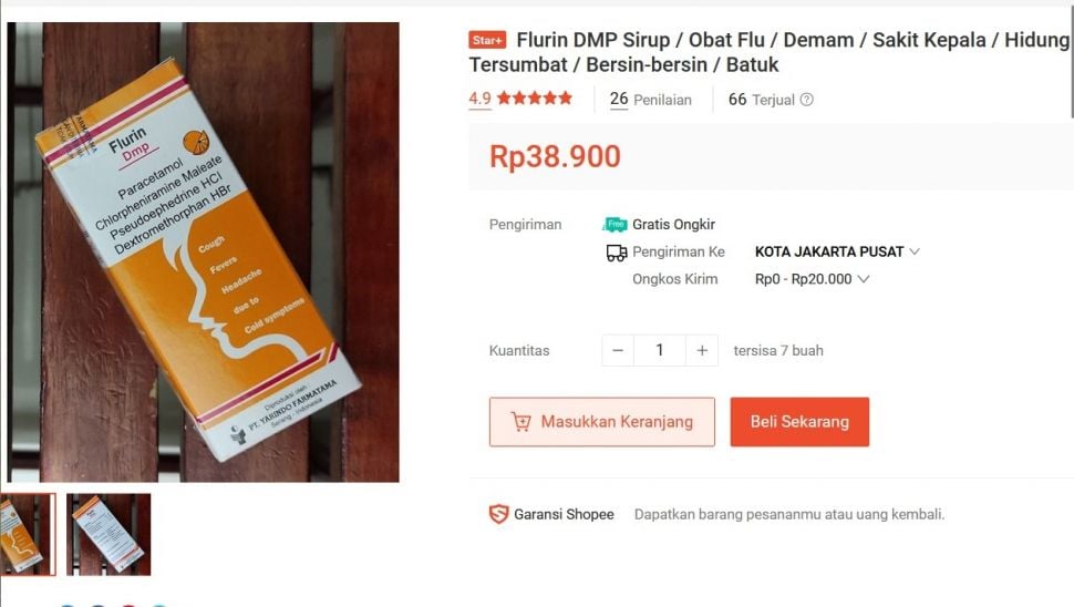 Badan Pengawas Obat dan Makanan (BPOM) memusnahkan 5 obat sirup tercemar etilen glikol. (Dok. Shopee)