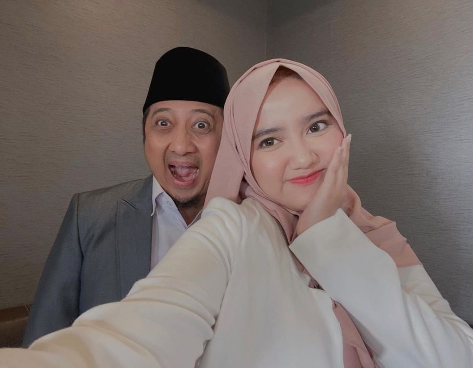 Wirda Mansur dan ayahnya Ustaz Yusuf Mansur (Instagram Wirda Mansur)