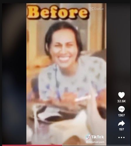 Pria yang diduga Isa Zega (TikTok)