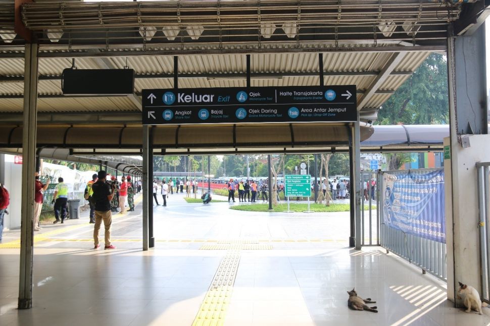 Halte transjakarta yang terintegrasi. (Dok: Pemprov DKI Jakarta)