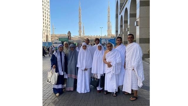 Potret Najwa Shihab umrah (Instagram/@najwashihab)