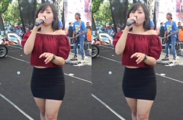 Potret Novi Listiana Petani Happy saat Masih Jadi Biduan (Instagram/@novilisty_)