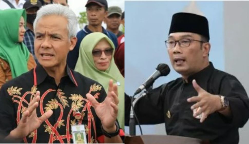 Ganjar Pranowo dan Ridwan Kamil 