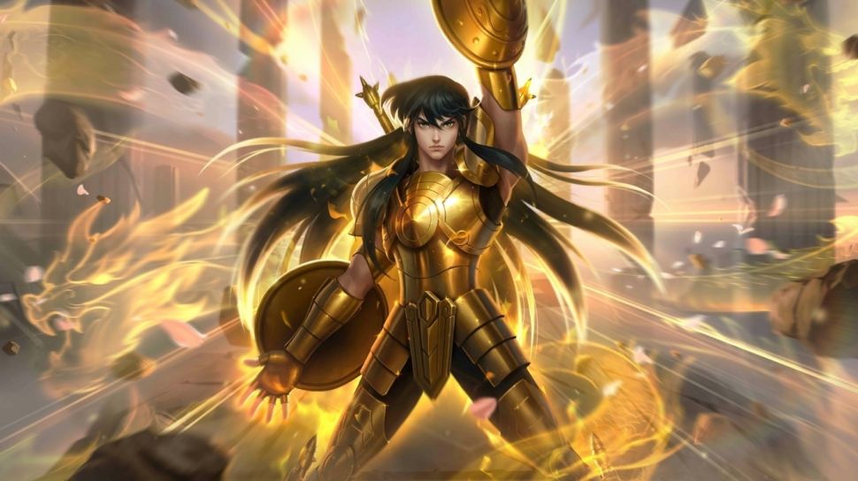 Hero Chou di Mobile Legends dengan skin khusus Saint Seiya. (Moonton Games)