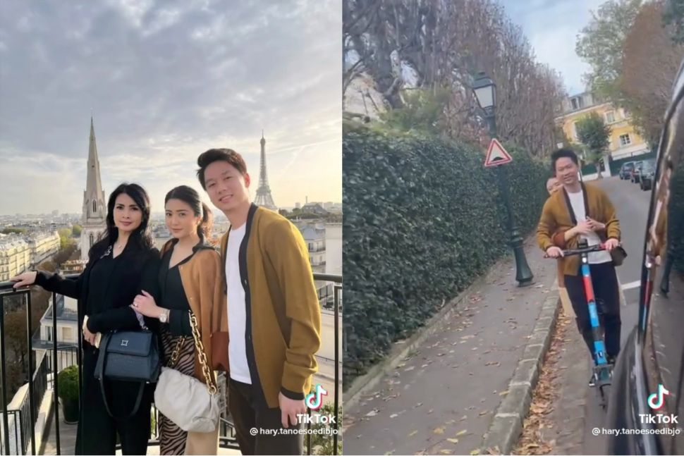 Kevin Sanjaya dan Valencia Tanoesoedibjo di Paris, Prancis. (Dok. Instagram)