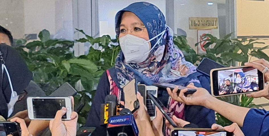 Kepala Biro Komunikasi dan Pelayanan Publik Kementerian Kesehatan Siti Nadia Tarmizi. (Suara.com/Novian)