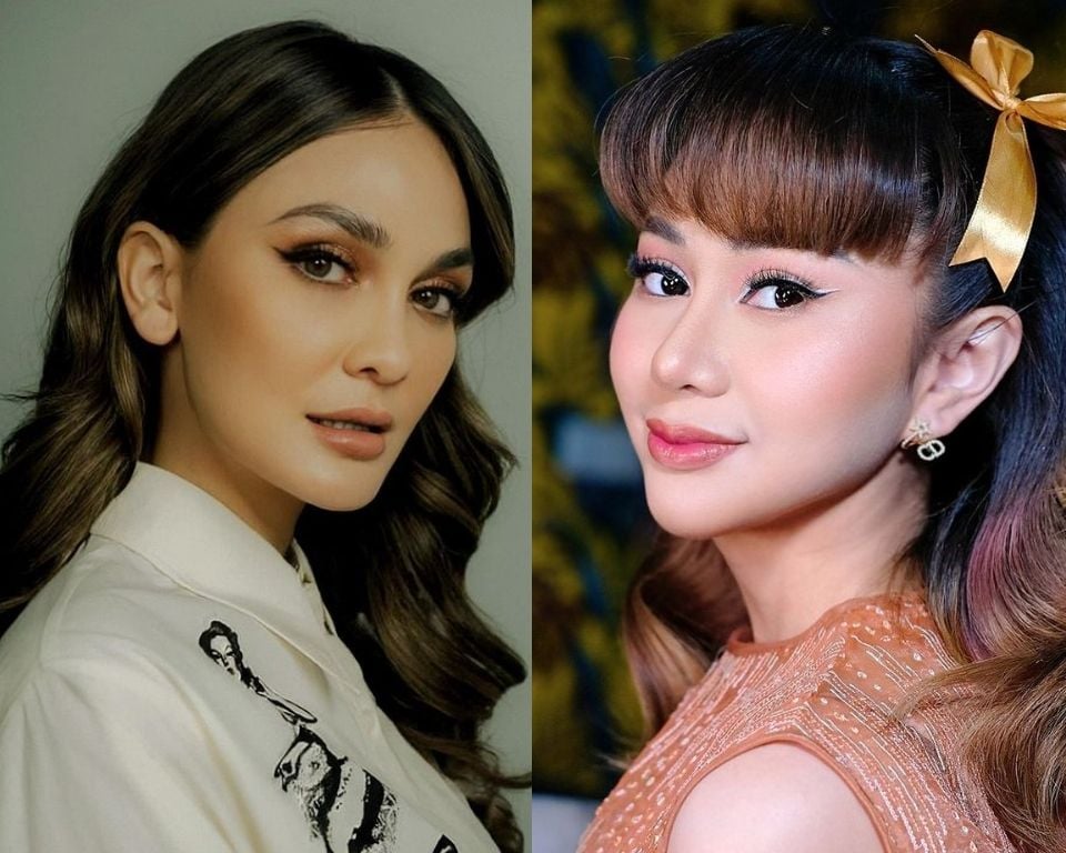 Adu Gaya Luna Maya dan Denise Chariesta. (Instagram/lunamaya dan denisechariesta91)