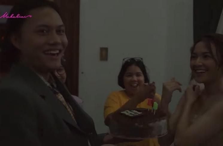 Potret Kejutan Anniversary Rizky Febian dan Mahalini. [YouTube Mahalini]