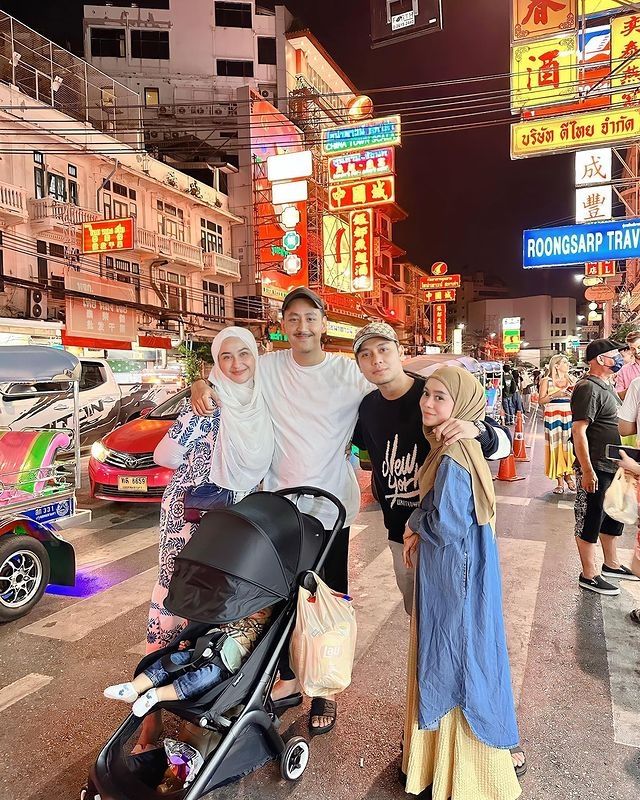 Momen Liburan Lesty Kejora dan Rizky Billar di Thailand(Instagram/@shaniaindryn)