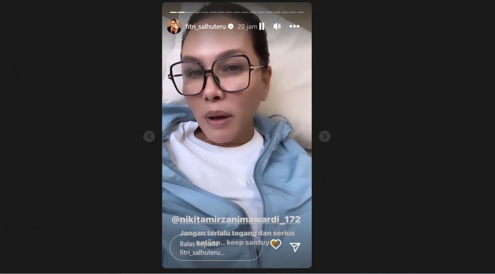 Fitri Salhuteru konfirmasi kondisi Nikita Mirzani (Instagram/@fitri_salhuteru)