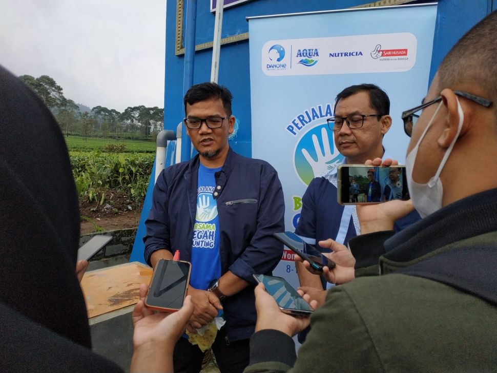 Karyanto Wibowo, Sustainable Development Director Danone Indonesia. (Suara.com/Yasinta)