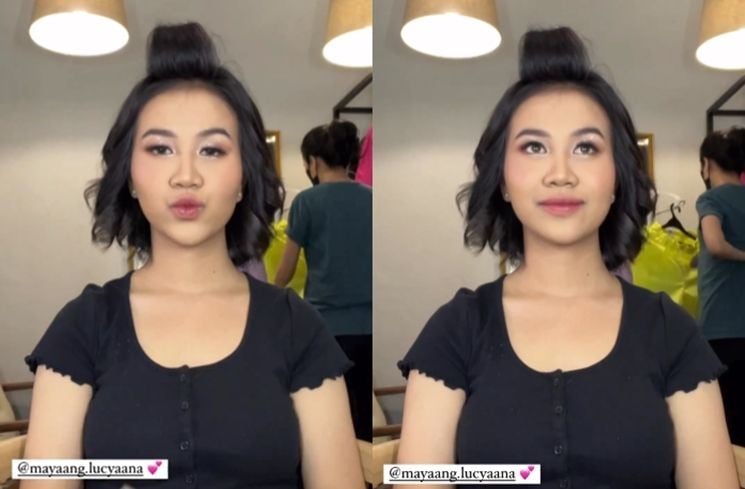 Potret Mayang dengan Rambut Pendek (Instagram/@mayaang.lucyaana)