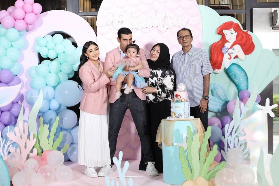 Potret Pesta Ulang tahun Guzel Anak Ali Syakieb. (Instagram/marginw)