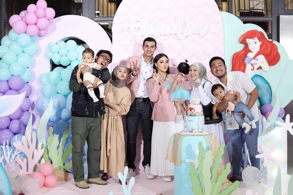 Potret Pesta Ulang tahun Guzel Anak Ali Syakieb. (Instagram/marginw)