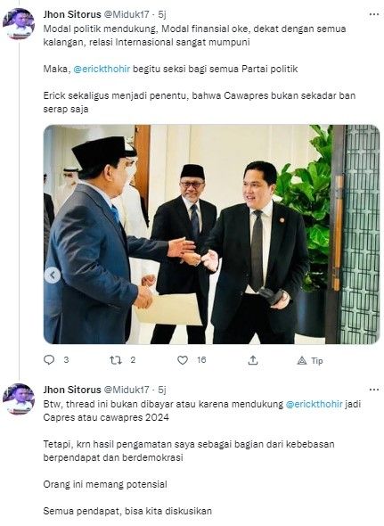 Cuitan John Sitorus (twitter.com/Miduk17)