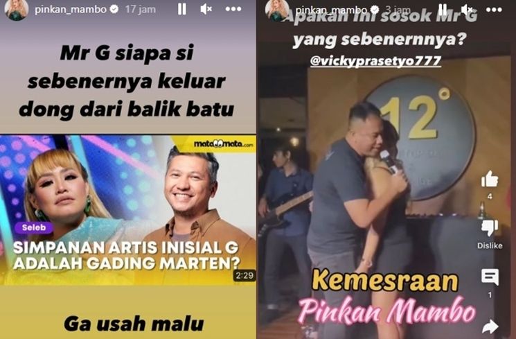 Unggahan Pinkan Mambo. 