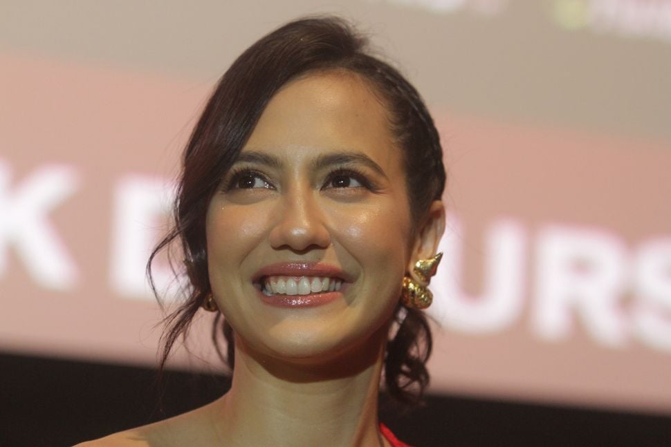 Pevita Pearce saat ditemui di Jakarta, Selasa (15/11). [Suara.com/Oke Atmaja]