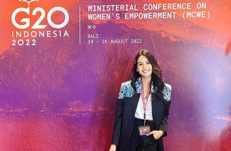 Maudy Ayunda dipercaya sebagai juru bicara di ajang KTT G20 yang berlangsung di Bali pada 15 dan 16 November 2022. [Instagram]