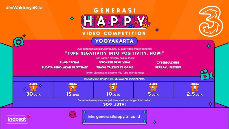 Generasi Happy Yogyakarta. (Dok: Tri)