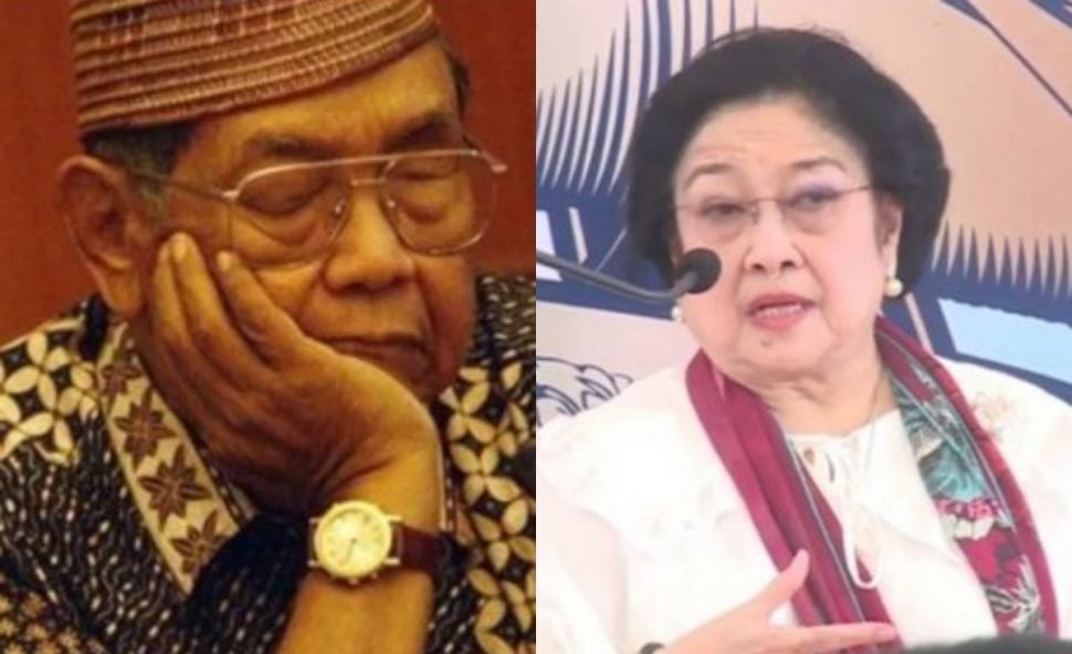 Gus Dur dan Megawati (Kolase)