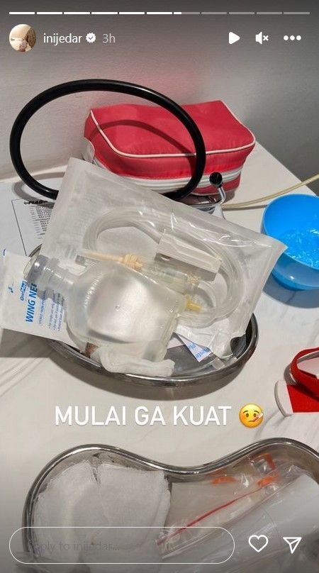 Jessica Iskandar sakit-sakitan. (Dok. Instagram)