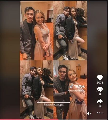 Pose Amanda Manopo dinilai berani (TikTok)