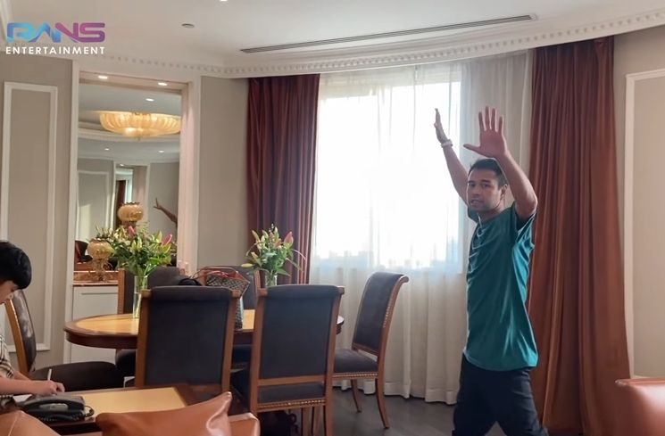 Kamar Hotel Raffi Ahmad di Qatar (YouTube Rans Entertainment)