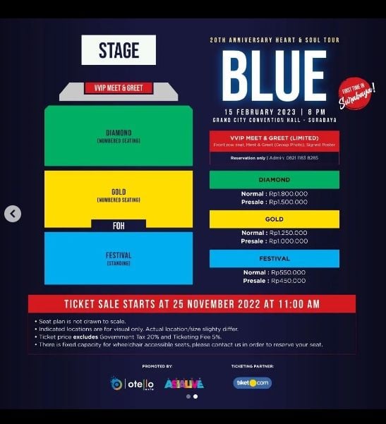 Konser Blue [Instagram/@otelloasia]