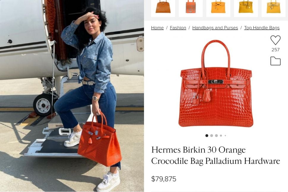 Georgina Rodriguez dengan Koleksi Hermes Miliaran (Instagram/1stdibs)