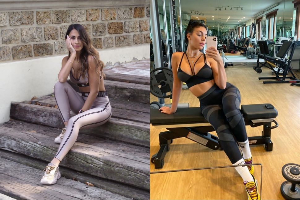 Adu gaya Antonella Roccuzzo dan Georgina Rodriguez (Instagram)