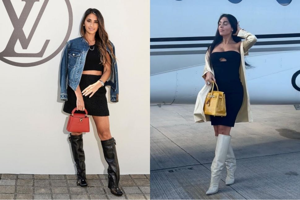 Adu gaya Antonella Roccuzzo dan Georgina Rodriguez (Instagram)