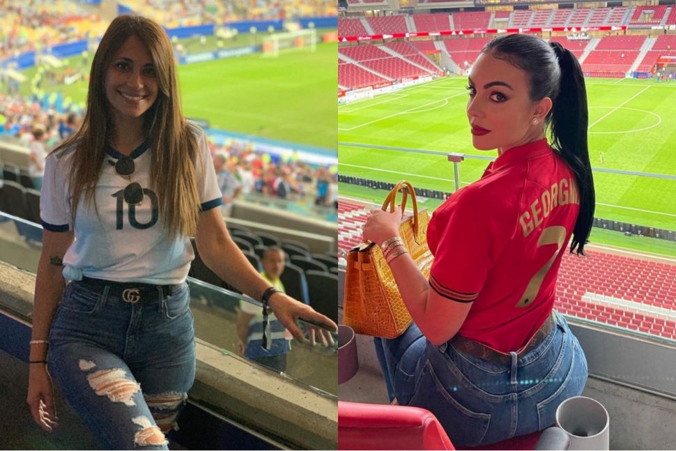 Adu gaya Antonella Roccuzzo dan Georgina Rodriguez (Instagram)