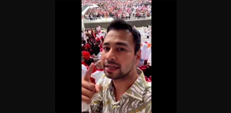 Raffi Ahmad diduga hadir di GBK (Twitter/Ist)